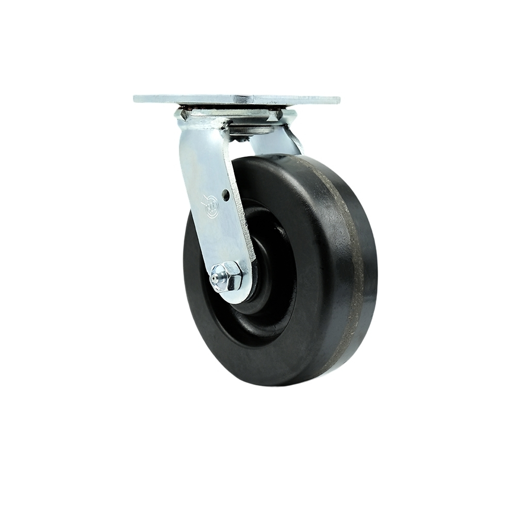 Service Caster, 6in. x 2in. Plate Caster, Wheel Diameter 6 in, Caster Type Swivel, Package (qty.) 1, Model# BAS-SCC-30CS620-PHR